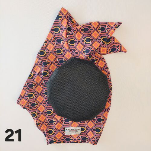 Softfliegenmaske mit Ohrenschutz - mit Nüsternschutz