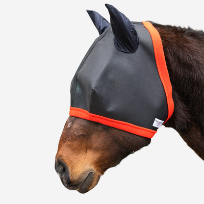 Gitterfliegenmaske mit Ohrenschutz