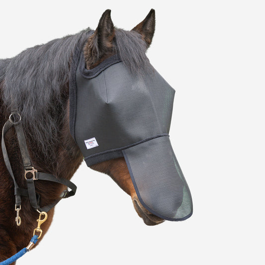 Gitterfliegenmaske ohne Ohrenschutz - mit Nüsternschutz